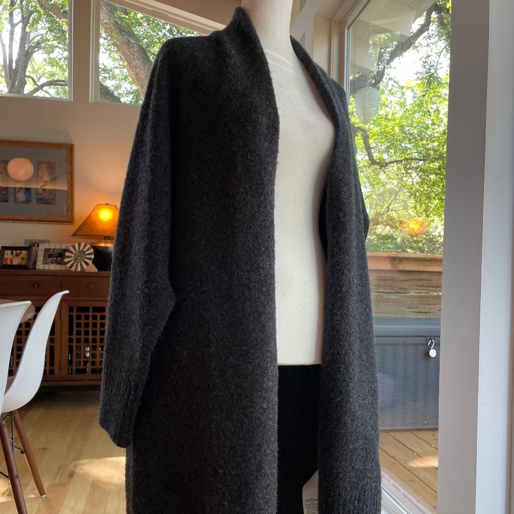 Muji Charcoal Grey Open Cardigan (M/L)